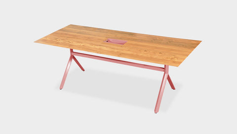 reddie-raw rectangular Andi Meeting Table / Hot Desk