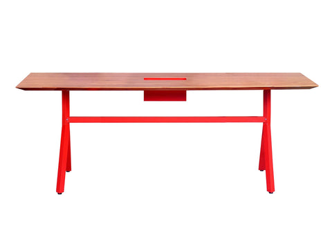 reddie-raw rectangular Andi Meeting Table / Hot Desk