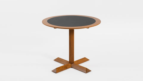 reddie-raw round Andi Pedestal Table Wood