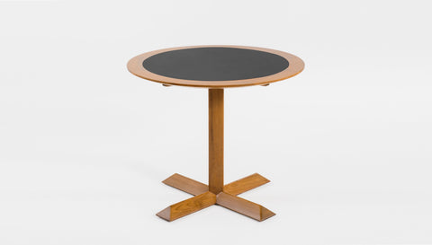 reddie-raw round Andi Pedestal Table Wood