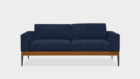 reddie-raw sofa 180W x 90D x 75H (42H seat) *cm / Fabric~Ambiant Universe / Solid Reclaimed Teak Wood~Natural Andi Sofa