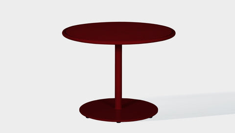 reddie-raw outdoor coffee table 60dia x 45 H *cm / Metal~Rust Bob Outdoor Pedestal Coffee Table Metal