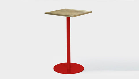 reddie-raw round Bob Pedestal Cafe & Bar Table Square (2 heights)