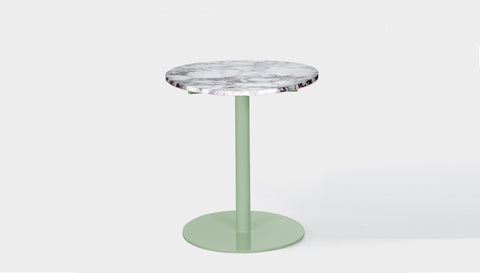 reddie-raw round Bob Pedestal Table Marble Cafe & Bar Table (2 heights)
