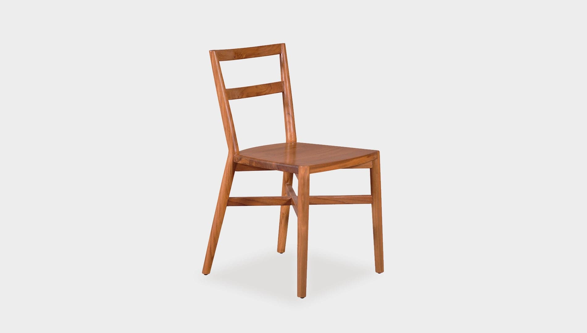 reddie-raw dining chair 46W x 49D x 82H *cm (45H seat) / Solid Reclaimed Teak Wood~Natural Jepara Dining Chair