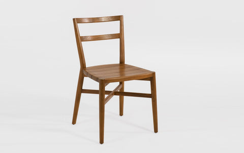 reddie-raw outdoor seating 46W x 49D x 82H *cm (45H seat) / Solid Reclaimed Teak Wood~Natural Jepara Outdoor Dining Chair