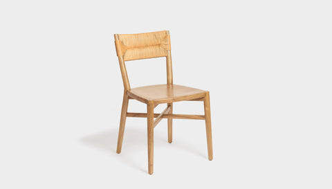 reddie-raw dining chair 46W x 49D x 82H *cm (46H seat) / Solid Reclaimed Teak Wood~Oak Jepara Rope Back Dining Chair