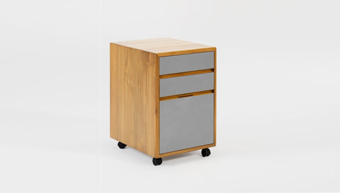 reddie-raw mobile storage NCW Wood Pedestal Drawers