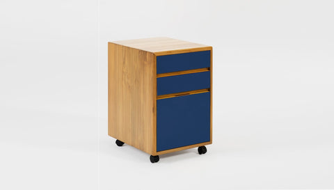 reddie-raw mobile storage NCW Wood Pedestal Drawers