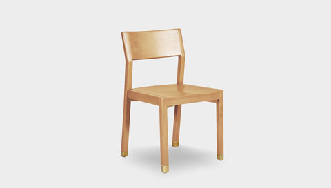 reddie-raw dining chair 46W x 49D x 82H *cm (45H seat) / Solid Reclaimed Teak Wood~Oak / Brass Rita Dining Chair