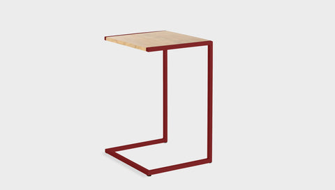 reddie-raw laptop table 45W x 40D x 65H *cm / Wood-Veneer~Oak / Metal~Rust Suzy Laptop Table