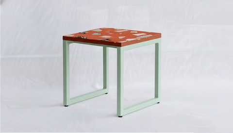 reddie-raw square side table Suzy Side Table Square COLLAB