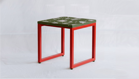 reddie-raw square side table Suzy Side Table Square COLLAB