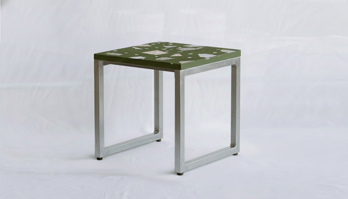 reddie-raw square side table Suzy Side Table Square COLLAB