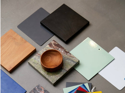 reddie-raw bowls 9dia x 3H *cm / Wood Teak~Natural Billie Mini Bowl & Spoon