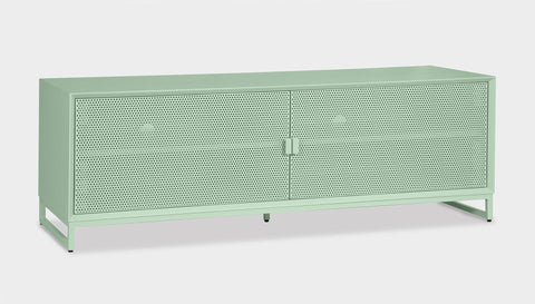 reddie-raw media unit 150W x 45D x 50H *cm / Lacquer~Mint NCW Media Unit