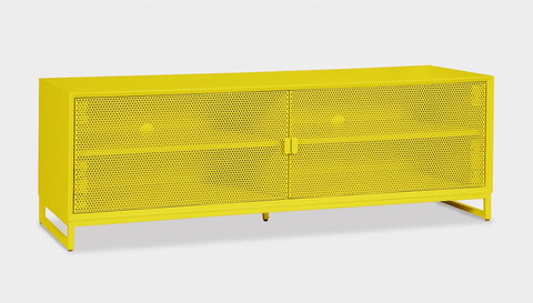 reddie-raw media unit 150W x 45D x 50H *cm / Lacquer~Yellow NCW Media Unit