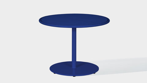 reddie-raw outdoor coffee table 90dia x 45 H *cm / Metal~Navy Bob Outdoor Pedestal Coffee Table Metal