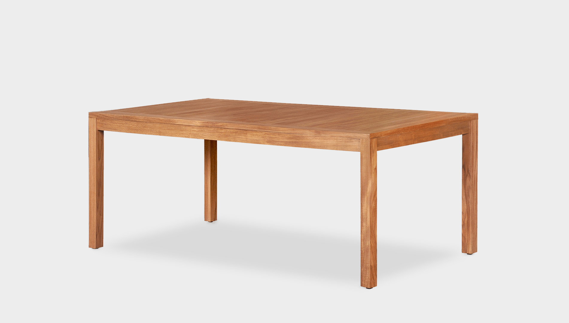 reddie-raw outdoor dining table rectangle 240W x 100D x 75H H *cm / Wood Teak~Natural / Wood Teak~Natural Bob Outdoor Table