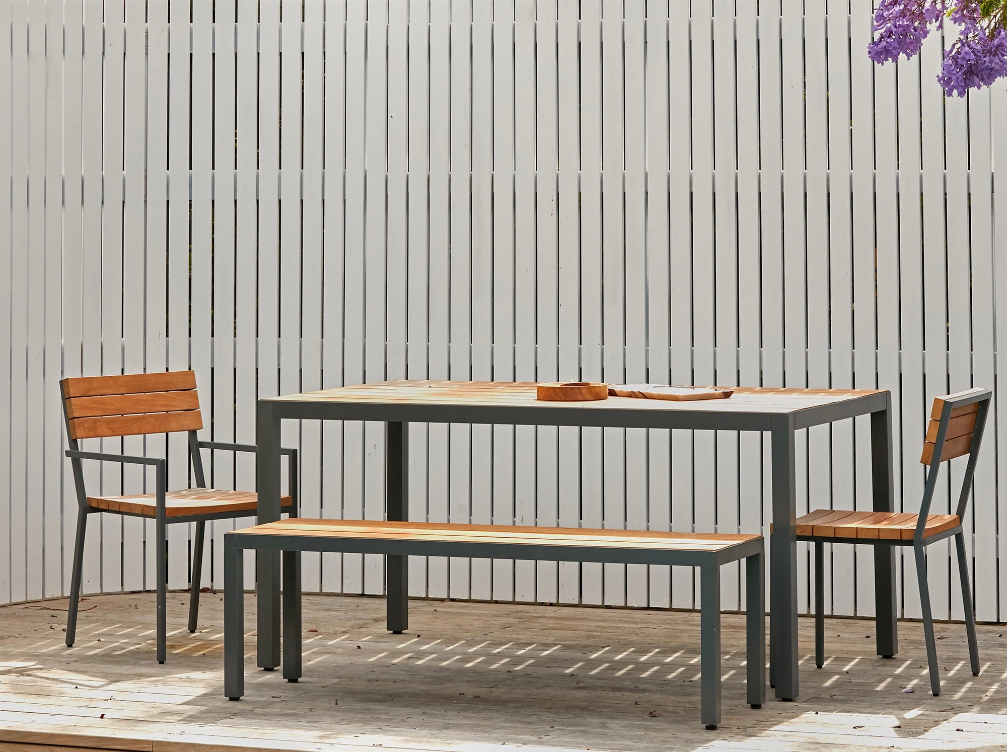 reddie-raw outdoor seating Suzy Outdoor Stackable Dining Chair