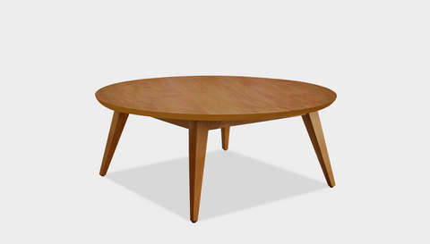 reddie-raw round coffee table 90dia x 35H *cm / Wood Teak~Natural / Wood Teak~Natural Vinny Coffee Table Round