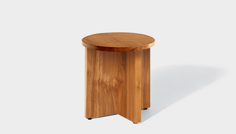 reddie-raw Side Table 45dia x 45H *cm / Wood Teak~Natural / Wood Teak~Natural Bob Side Table Round